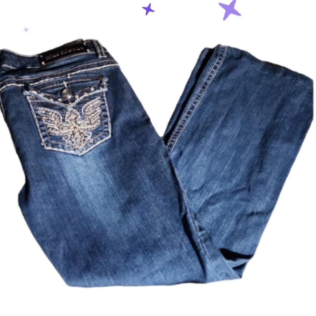 Miss Chic Bling Western Vintage Jr's 15 Bootcut Jeans
